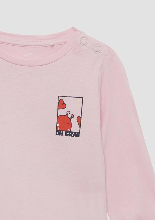 Produktbild S.Oliver T-Shirt Longsleeve in A-Shape mit Front- und Rückenprint (80)