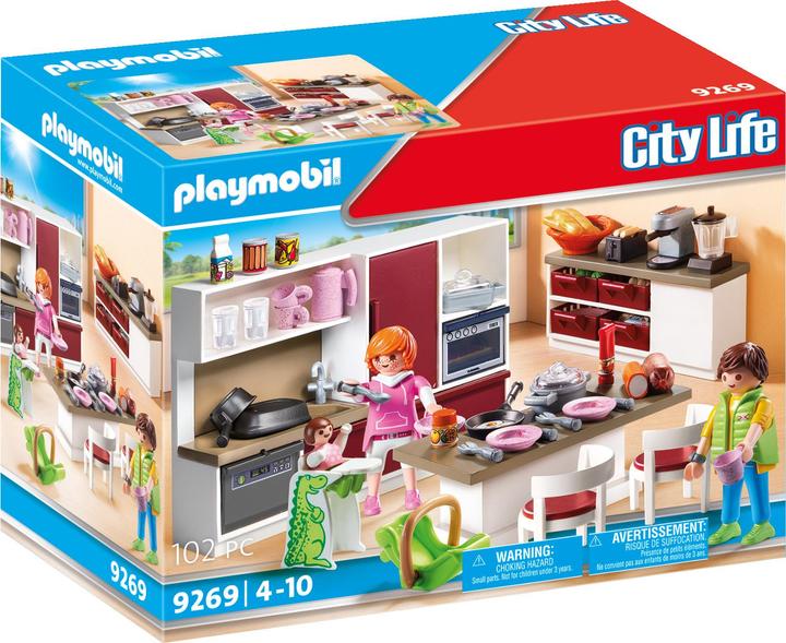 Produktbild Playmobil Grosse Familienküche (9269, Playmobil City Life)