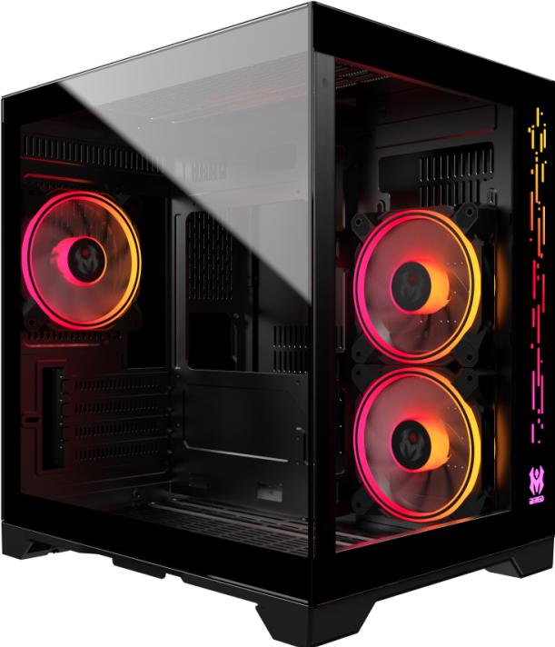 MRed M-RED Mini Crystal Sea Black (Mer de cristal noire) (Mini-ITX)