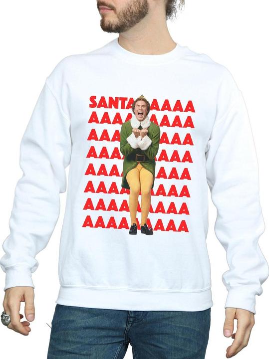 Immagine prodotto Elf Buddy Santa Scream Felpa Uomo (L)