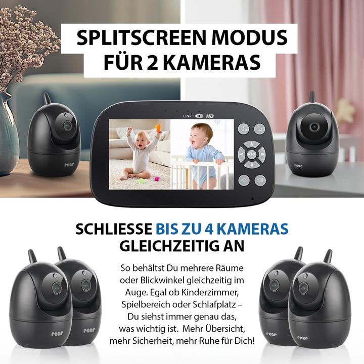 Actual product image Reer BabyCam Pro HD Move (Video & Audio, 300 m)