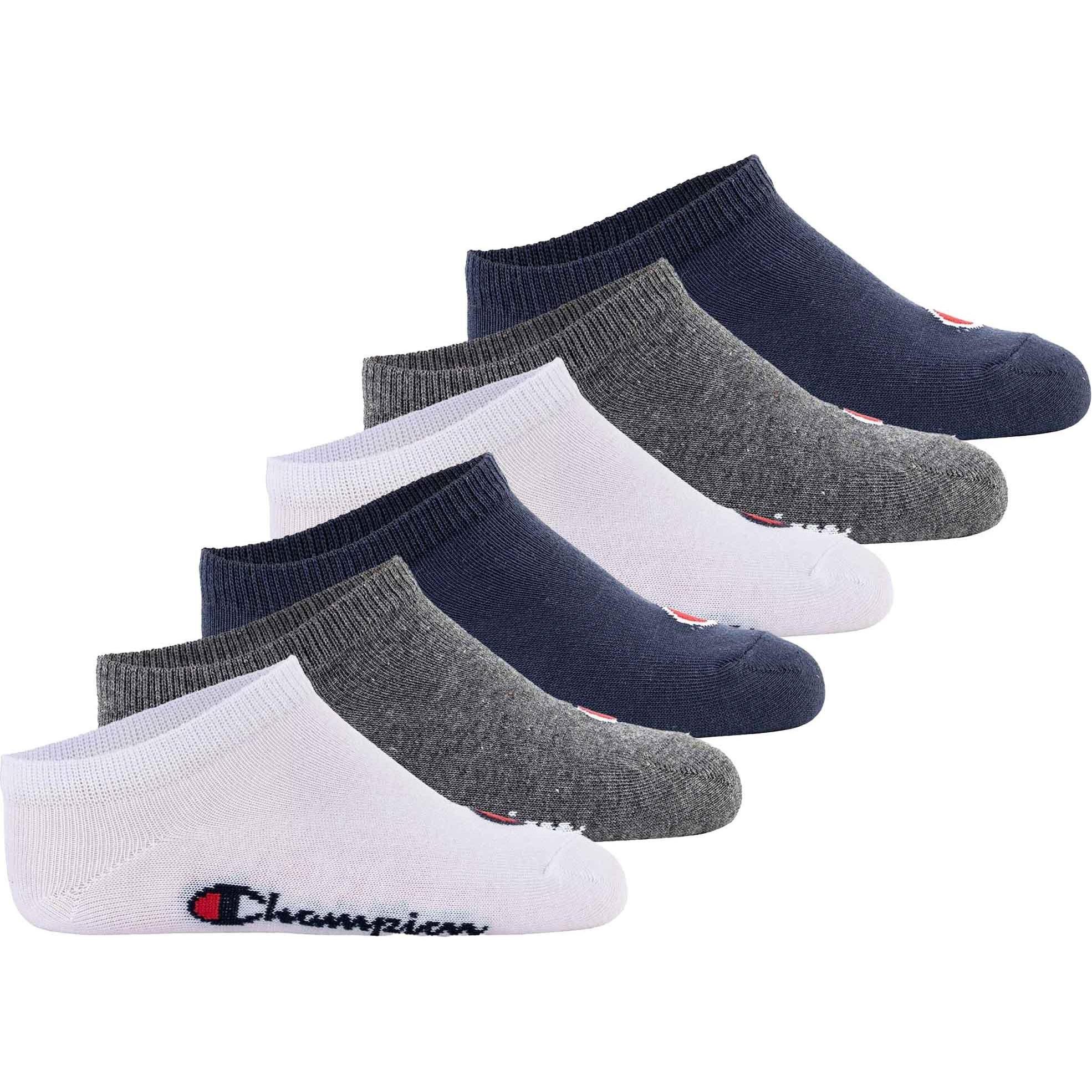 Champion, Herren, Socken, Sneaker Basic, Mehrfarbig, (6er Pack, 27 - 30)