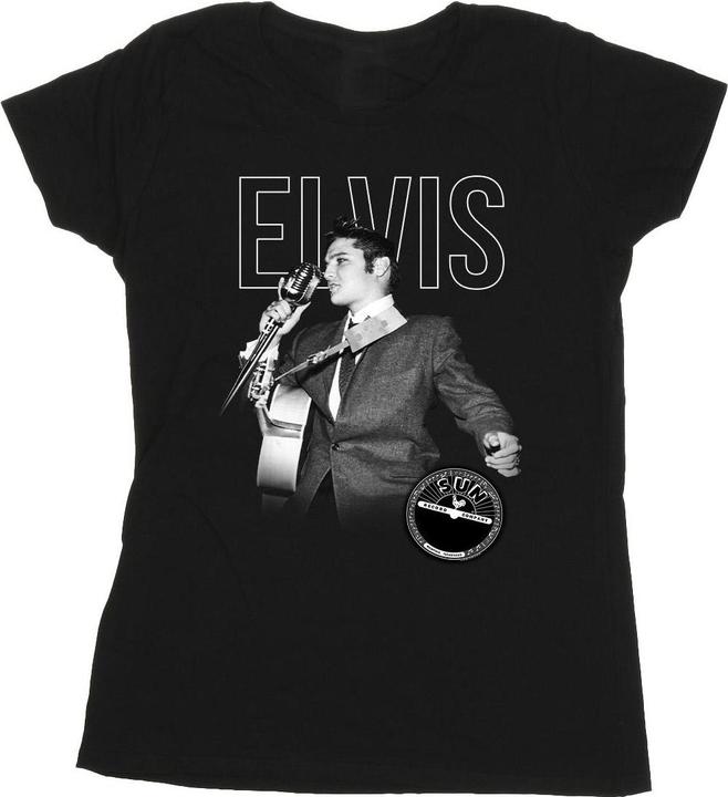 Immagine prodotto Elvis Logo Portrait Maglietta Donna (S)