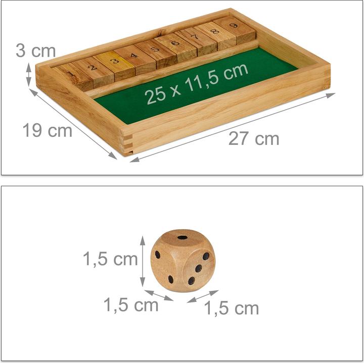 Produktbild Relaxdays Shut Box