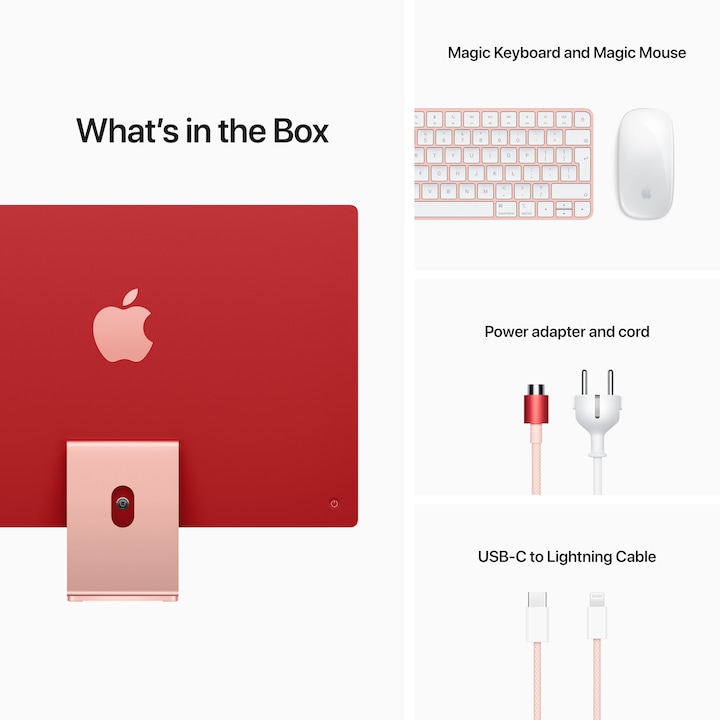 Actual product image Apple iMac – 2021 (M1, 8 GB, 256 GB, M1)