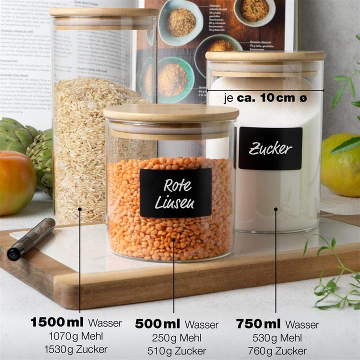 Actual product image Moritz & Moritz Storage jars (2.75 l)