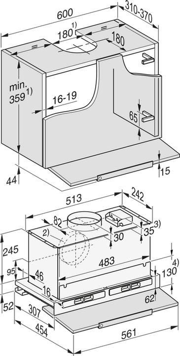 Produktbild Miele DAS 8630 (Flachschirmhaube)