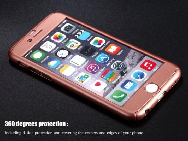 Actual product image Floveme 360 degree bulletproof glass case iPhone 8 all-round protection (1 Piece, Apple iPhone 8)
