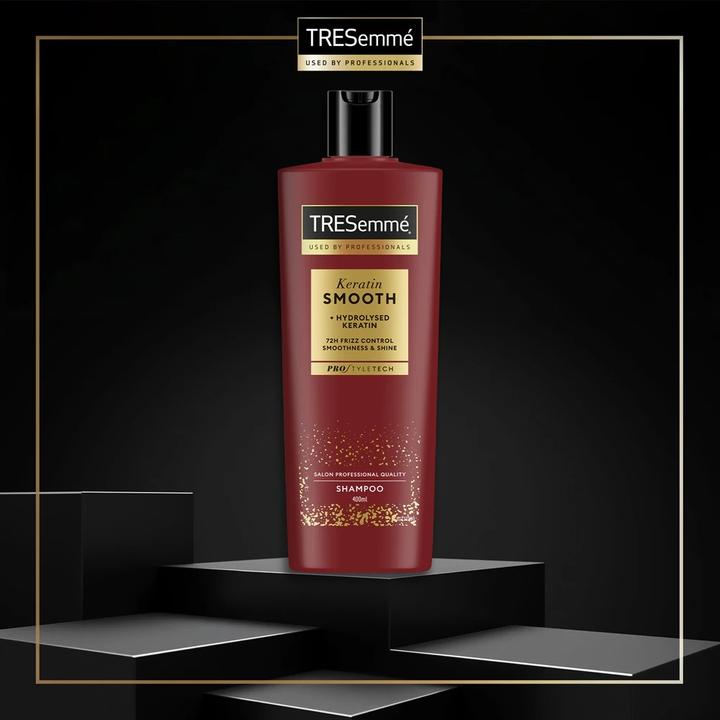 Productafbeelding Tresemmé Keratine glad (Vloeibare shampoo, 400 ml)