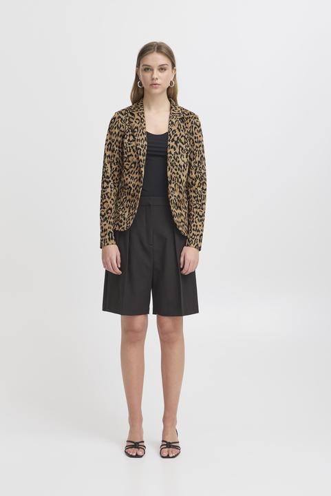 Actual product image Ichi IHKATE LEOPARD JACQUARD BL 20120652 (M)