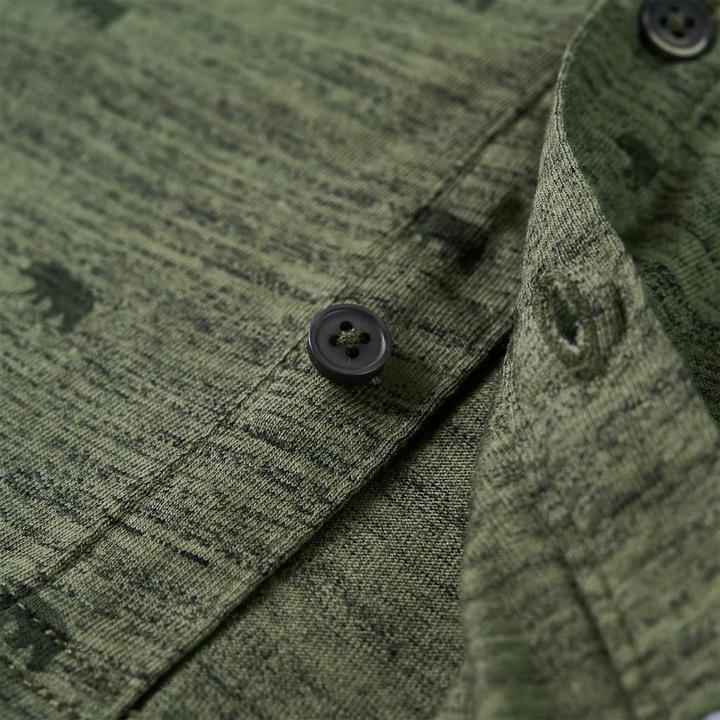 Produktbild VidaXL Kinderhemd Khaki Melange 140,Material: 80 % Baumwolle. 20 (140)