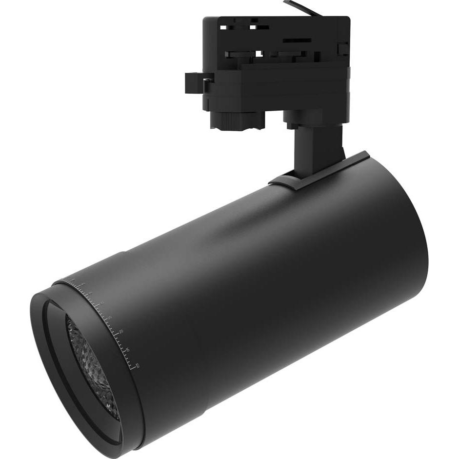 Abalight, Wandleuchte + Deckenleuchte, LED-Schienenstrahler 4000K schwarz DLZO-30-940-B, 17071 (2400 lm)