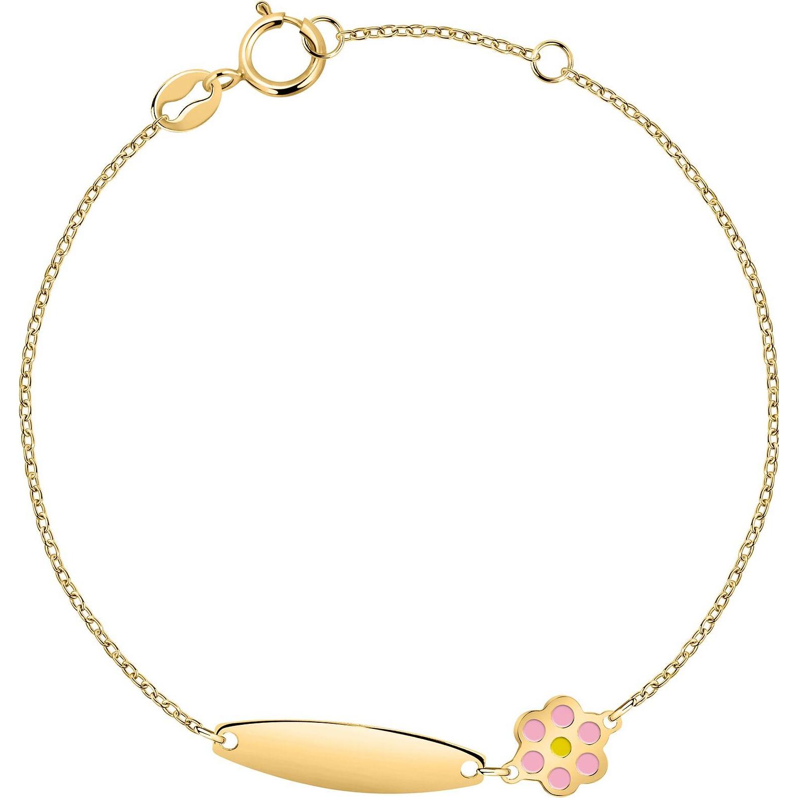 Favs, Armschmuck, I.D.-Armband, (16 cm, 375er Gelbgold)