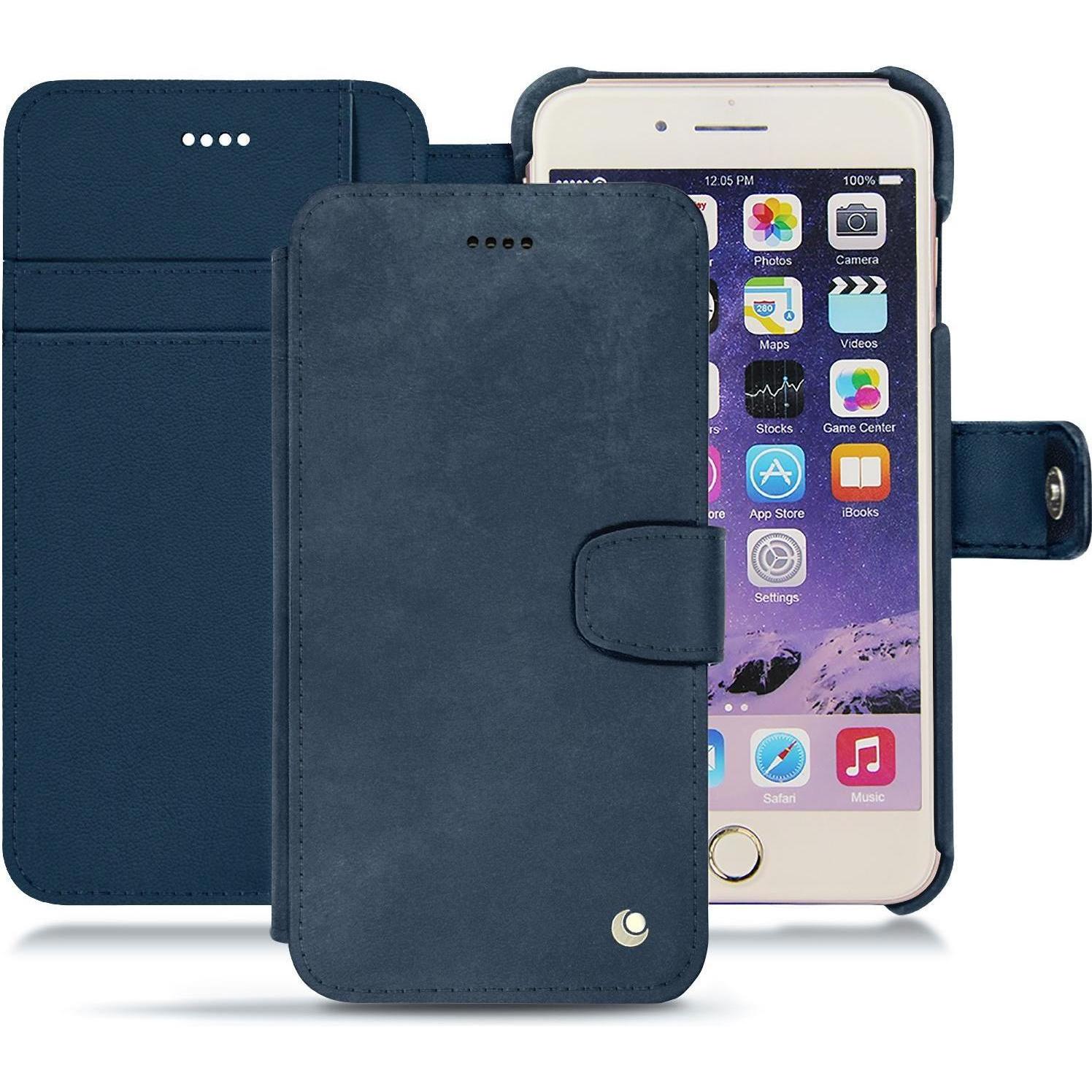 Thumbnail - Noreve Lederschutzhülle Wallet (Apple iPhone 7 Plus), Smartphone Hülle, Braun