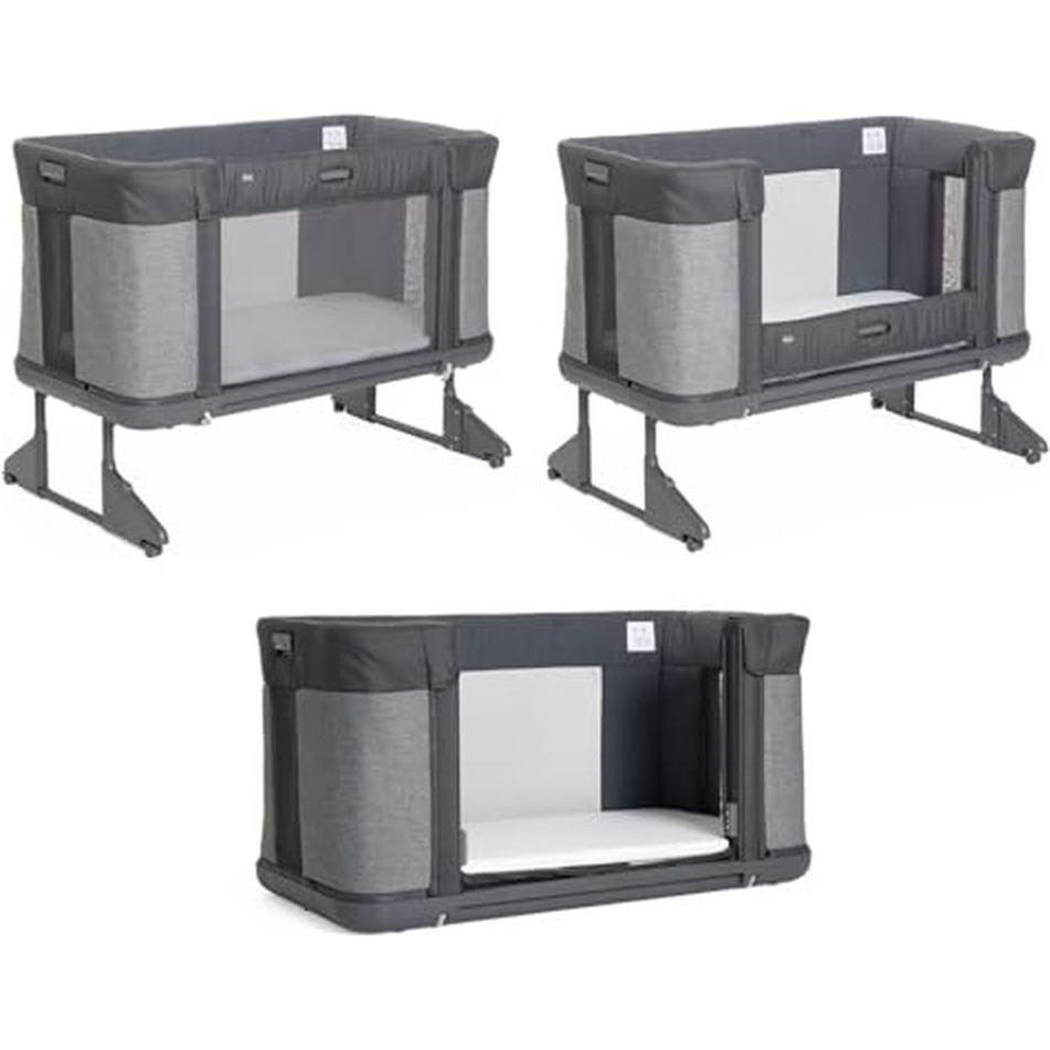 Chicco, Lettino allattamento, Co-sleeper 3 in 1, regolabile in altezza, ruote, buona circolazione aria