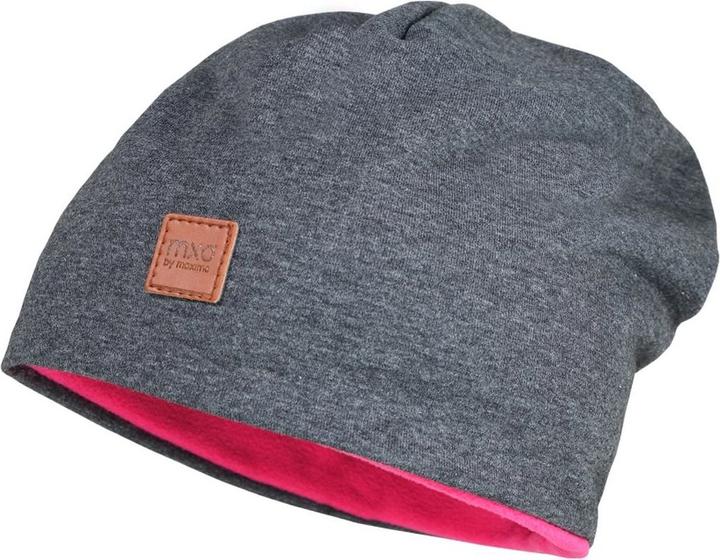 Dark pink, anthracite melange