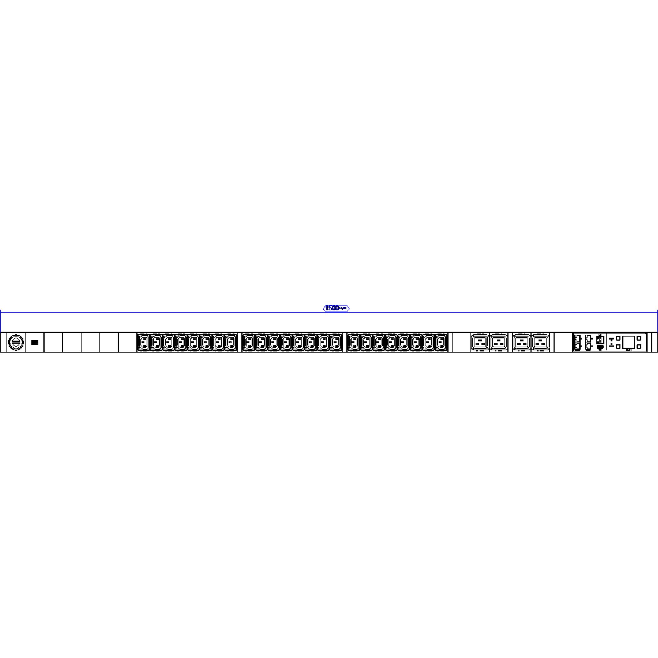 Bachmann BN3500 24xC13 04xC19 90Messung pro Phase Diffmessung, USV Zubehör