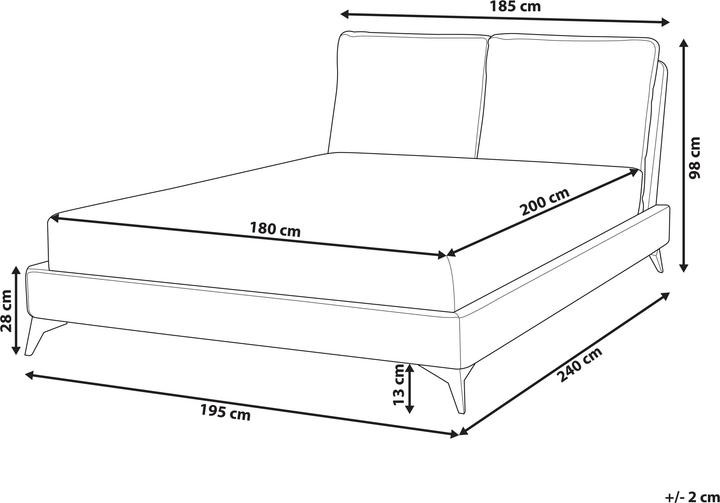 Produktbild Beliani Melle (180 x 200 cm)