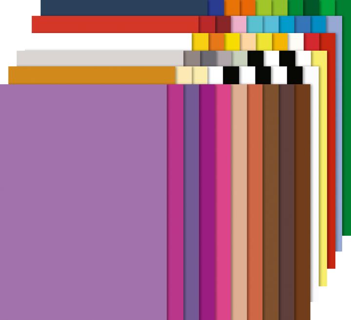 Image du produit Ursus Bloc de carton photo A6 11406499S 300g, 51 couleurs 60 feuilles (300 g/m², 1x)