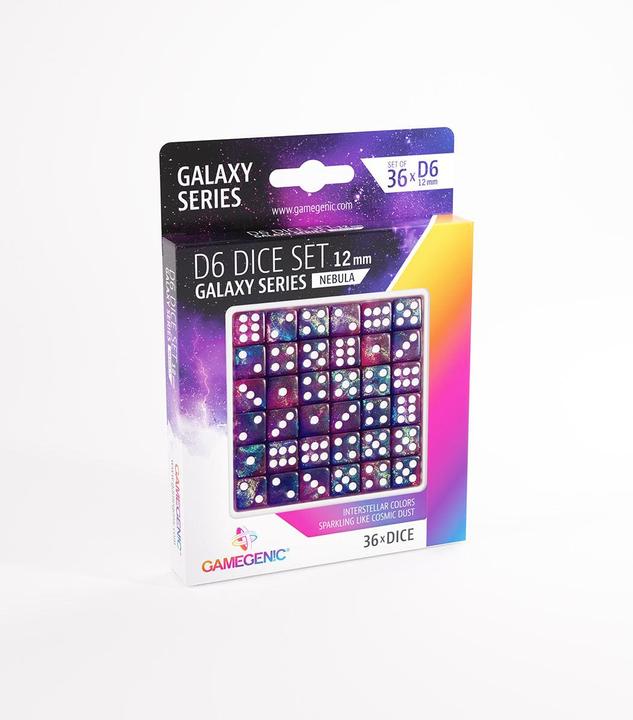 Image du produit Gamegenic Set de 36 Dés D6 - Galaxy Series : Nebula