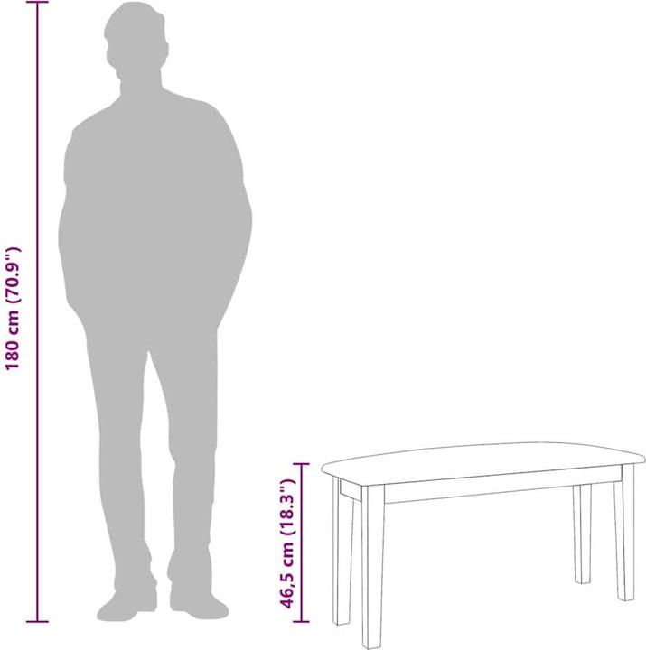 Actual product image VidaXL Mathilde (90 cm)