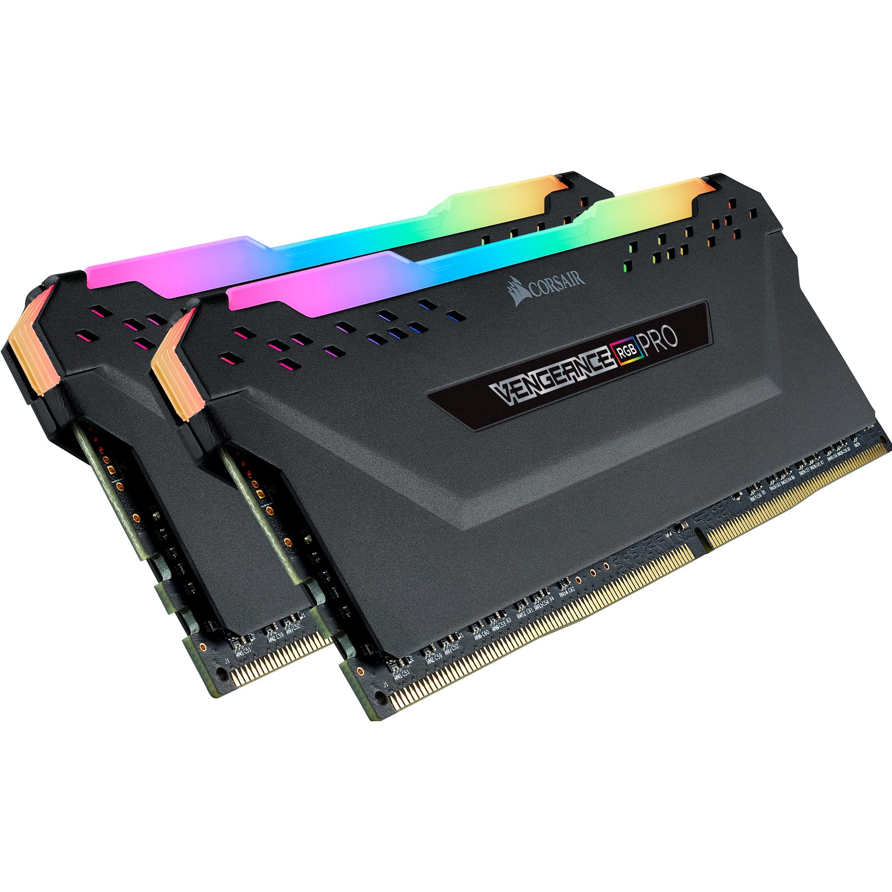 Thumbnail - Corsair Vengeance RGB Pro (2 x 8GB, 3600 MHz, DDR4-RAM, DIMM), RAM, Schwarz