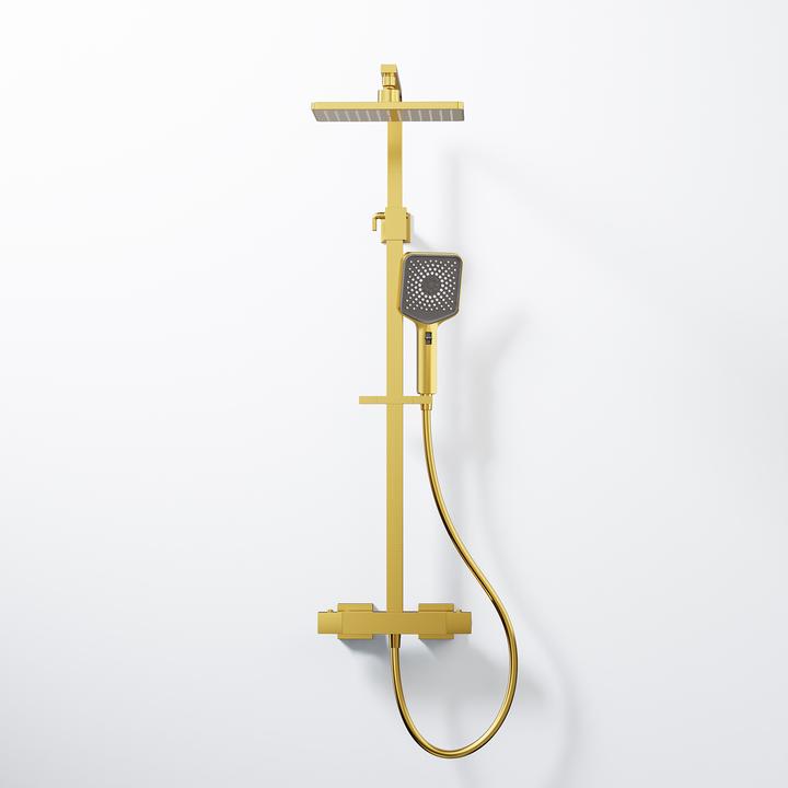 Actual product image Steinberg Seriess 342 shower set, complete set incl. thermostat, rain shower and hand shower