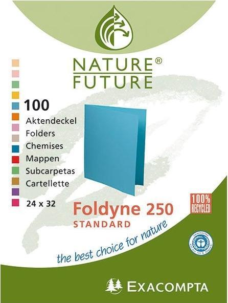 Image du produit Exacompta Couverture de dossier X410010E bleu intense, 100 pièces (A4, 100x)