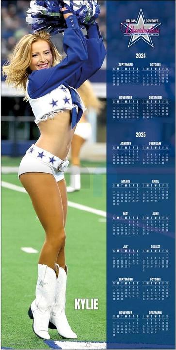 Image du produit NFL - Dallas Cowboys Cheerleaders - Calendrier mural de l'équipe 30,5 x 30,5 cm 2025 (30,5 x 30,5 cm, Français, Italien, Espagnol, Allemand, Anglais)