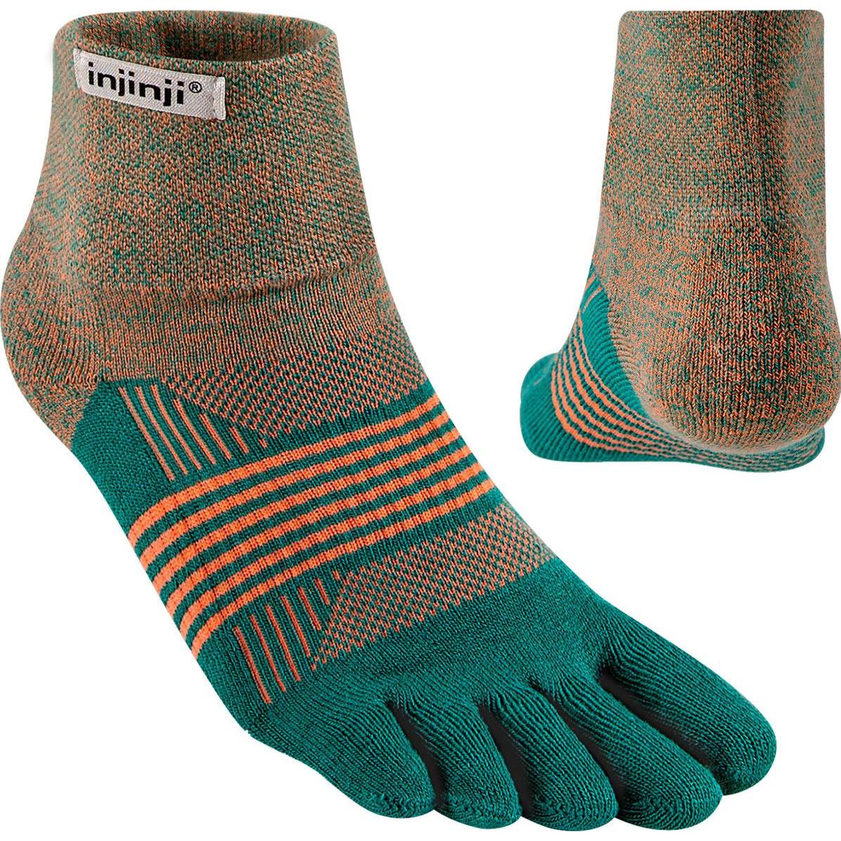 Thumbnail - Injinji, Damen, Sportsocken, Women's Trail MW Mini-Crew (XS/S), Grün