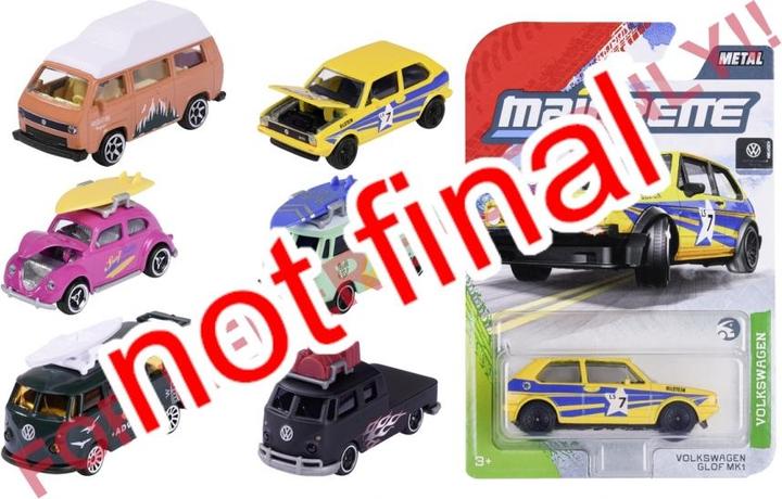 Productafbeelding Majorette Volkswagen Premium Cars, 6-sort.