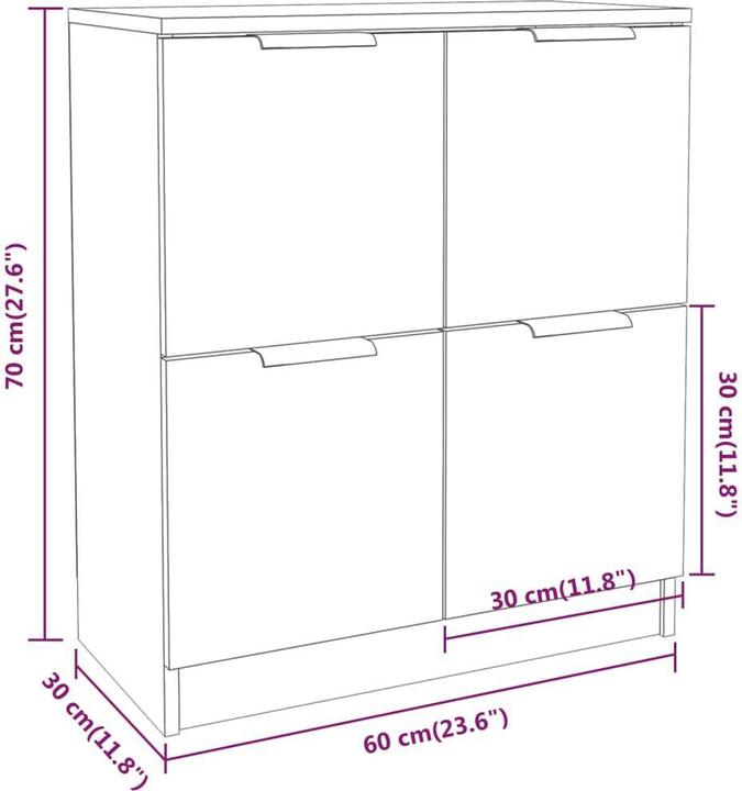 Image du produit vidaXL Sideboard (60 x 30 x 70 cm)