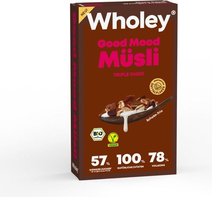 Produktbild Wholey Muesli Triple Choc (375 g)