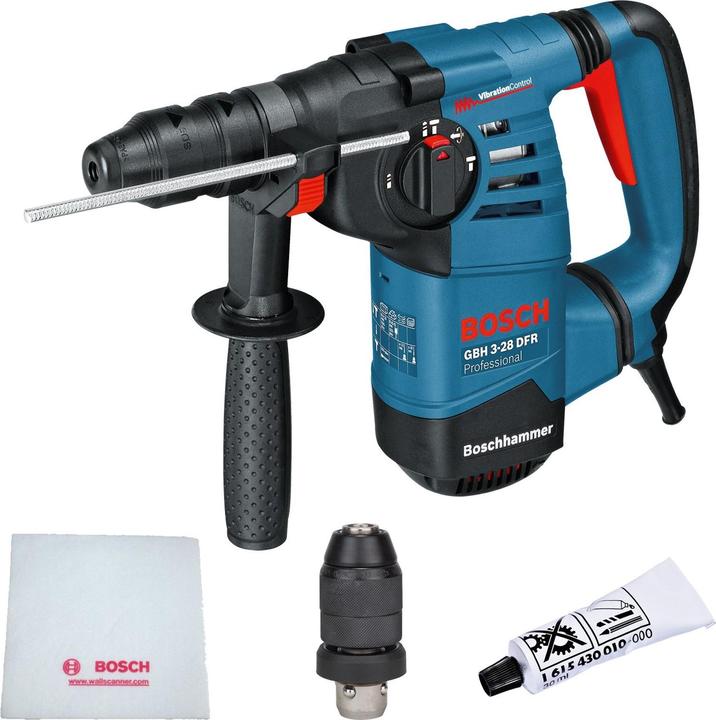 Produktbild Bosch Hausgeräte Bosch Bohrhammer GBH 3-28 DFR mit SDS plus 800 W Solo inkl. Zubehör (Netzbetrieb)