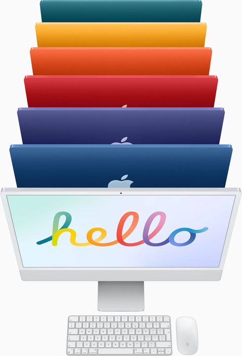 Actual product image Apple iMac – 2021 (M2, 8 GB, 256 GB, M1)