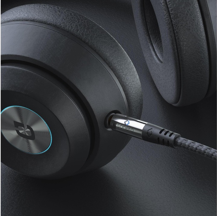 Immagine prodotto Sonero Cavo audio con jack da 3,5 mm e rivestimento in nylon da 5 m (5 m, Connettore da 3,5 mm (AUX))