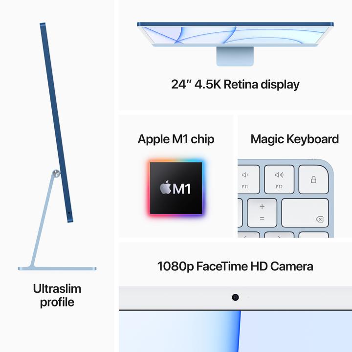 Image du produit Apple iMac – 2021 (M1, 16 Go, 512 Go)