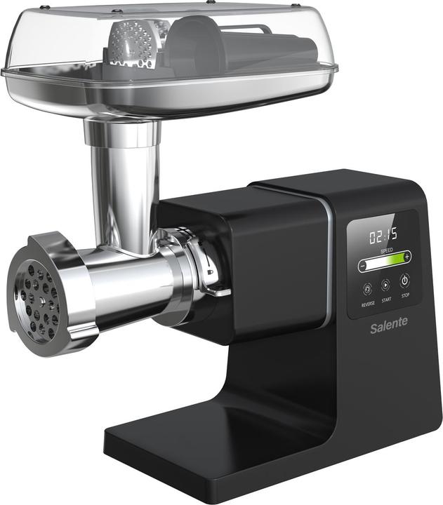 Salente MeatPlus schwarz / Fleischwolf / 2500 W / Touchscreen