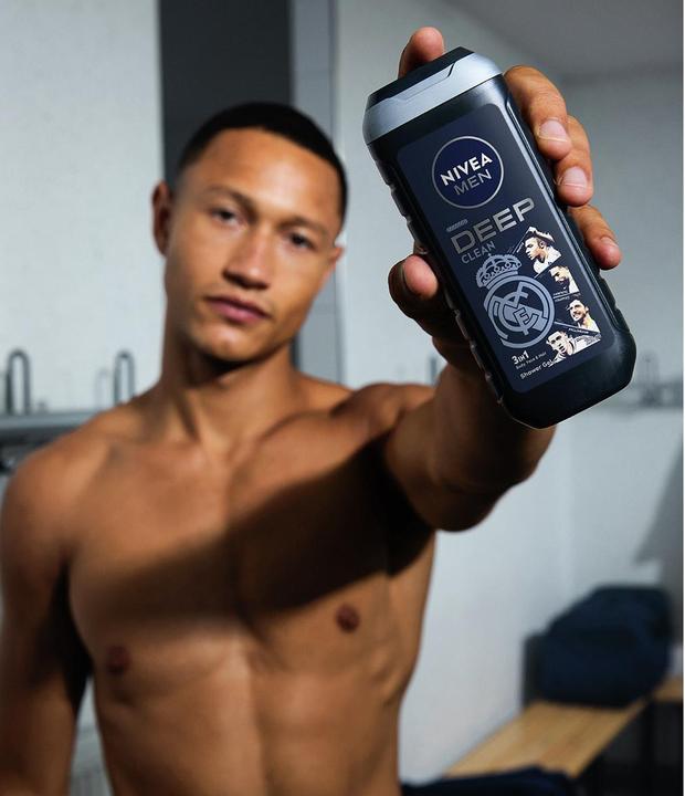 Produktbild NIVEA MEN Active Pure Real Madrid Pflegedusche (250 ml)