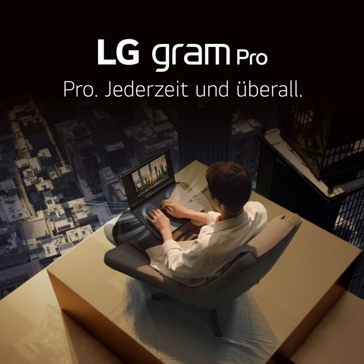 Produktbild LG gram Pro 17 (17", Intel Core Ultra 7 155H, 16 GB, 1000 GB, DE)