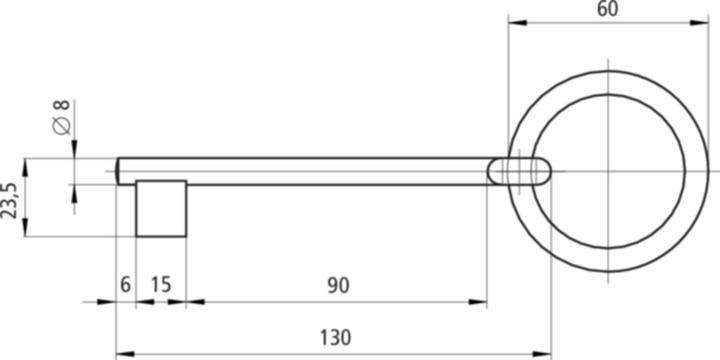 Actual product image Schänis Ring spanner 7355 No. 6