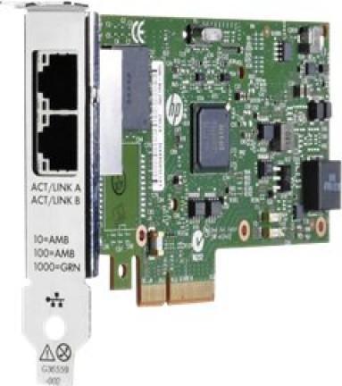 Actual product image HPE 652497-B21, 361T Dual Port Ethernet Adapter (PCI Express 2.0 x4)