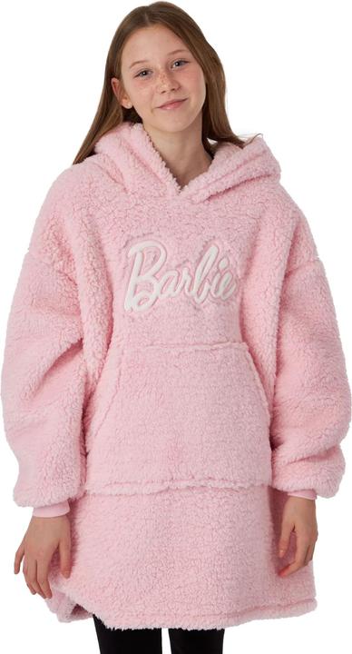Produktbild Barbie Sherpa Kapuzendecke Mädchen (122, 128)