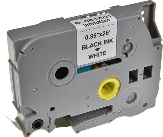 Produktbild Brother TZe-221 (0.90 cm, Schwarz)