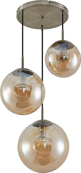 Immagine prodotto Lindby Teeja 3 Cluster Luce a sospensione Ambra (E27)