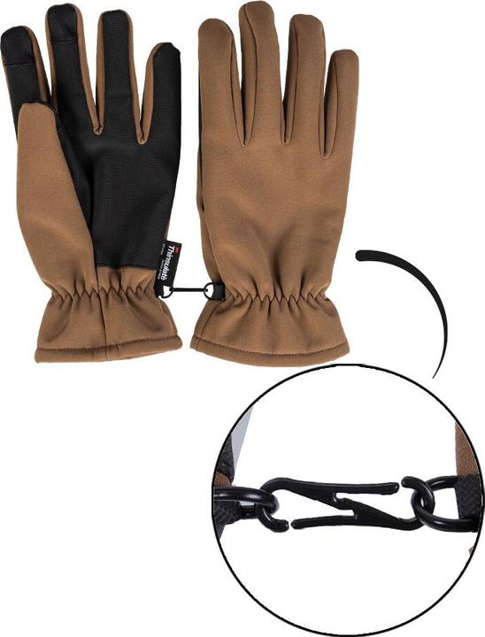Produktbild Mil-tec Softshell Handschuhe Thinsulate Dk.Coyote M (M)