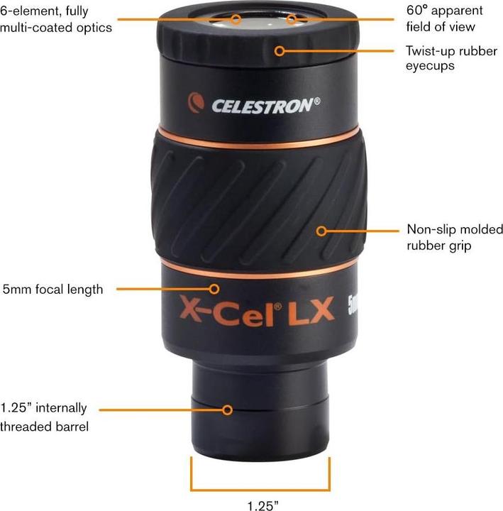 Produktbild Celestron X-Cel Lx (5 mm)