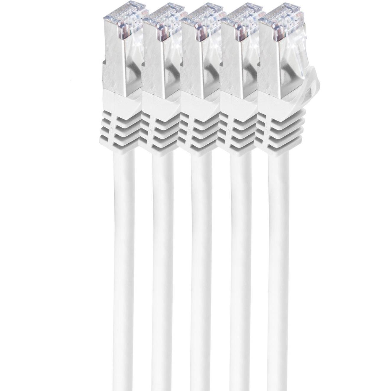 Shiverpeaks BS75512-W-SET5. Kabellänge: 2 m, Kabelstandard:Cat.7 Rohkabel, Kabelschirmung: S/FTP (S-STP), Anschl (S/FTP,...