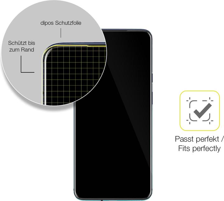Actual product image Dipos 3D Full Cover Screen Protector (1 pcs., OnePlus 7T Pro)