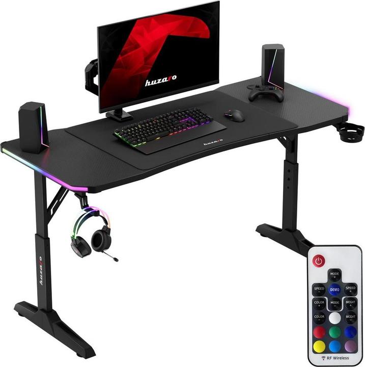 Image du produit Huzaro Biurko gamingowe Hero 3.6 RGB Black
